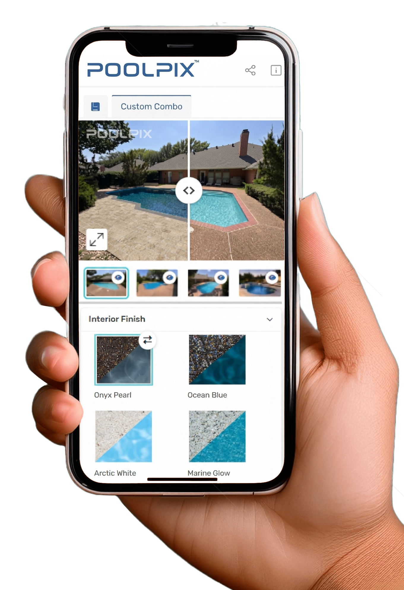 Pool Design gallery is viewable